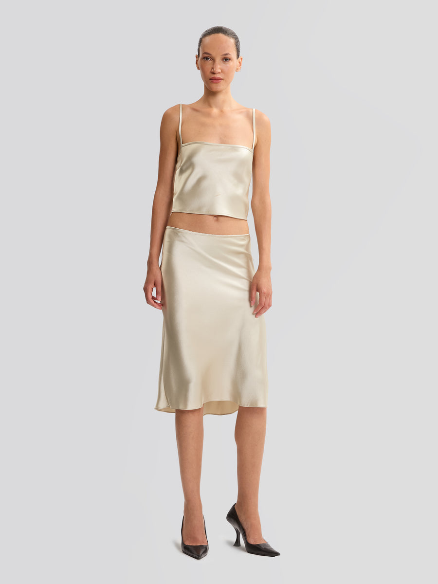 THE BETH SLIP SKIRT