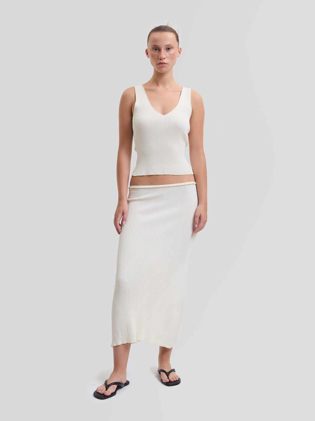 THE ELEANOR TANK - IVORY
