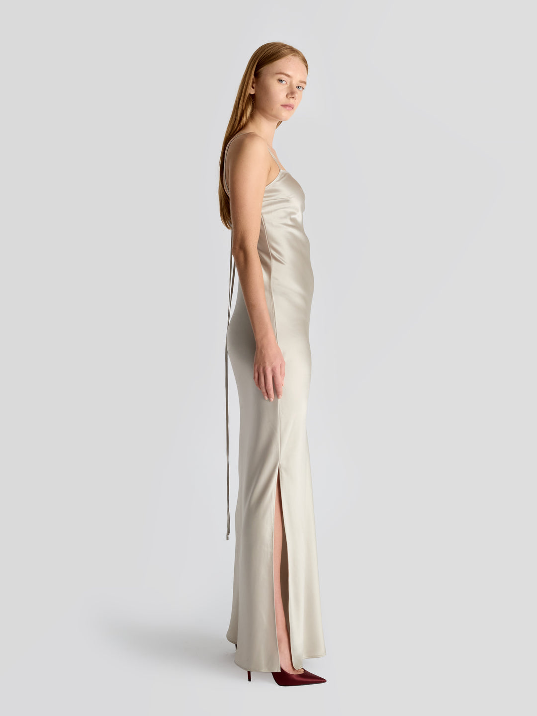 THE LARA DRESS - SILVER