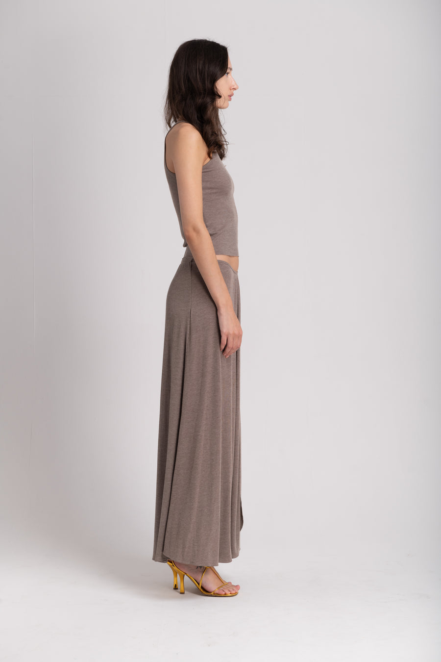 THE SOUTH SKIRT - TAUPE