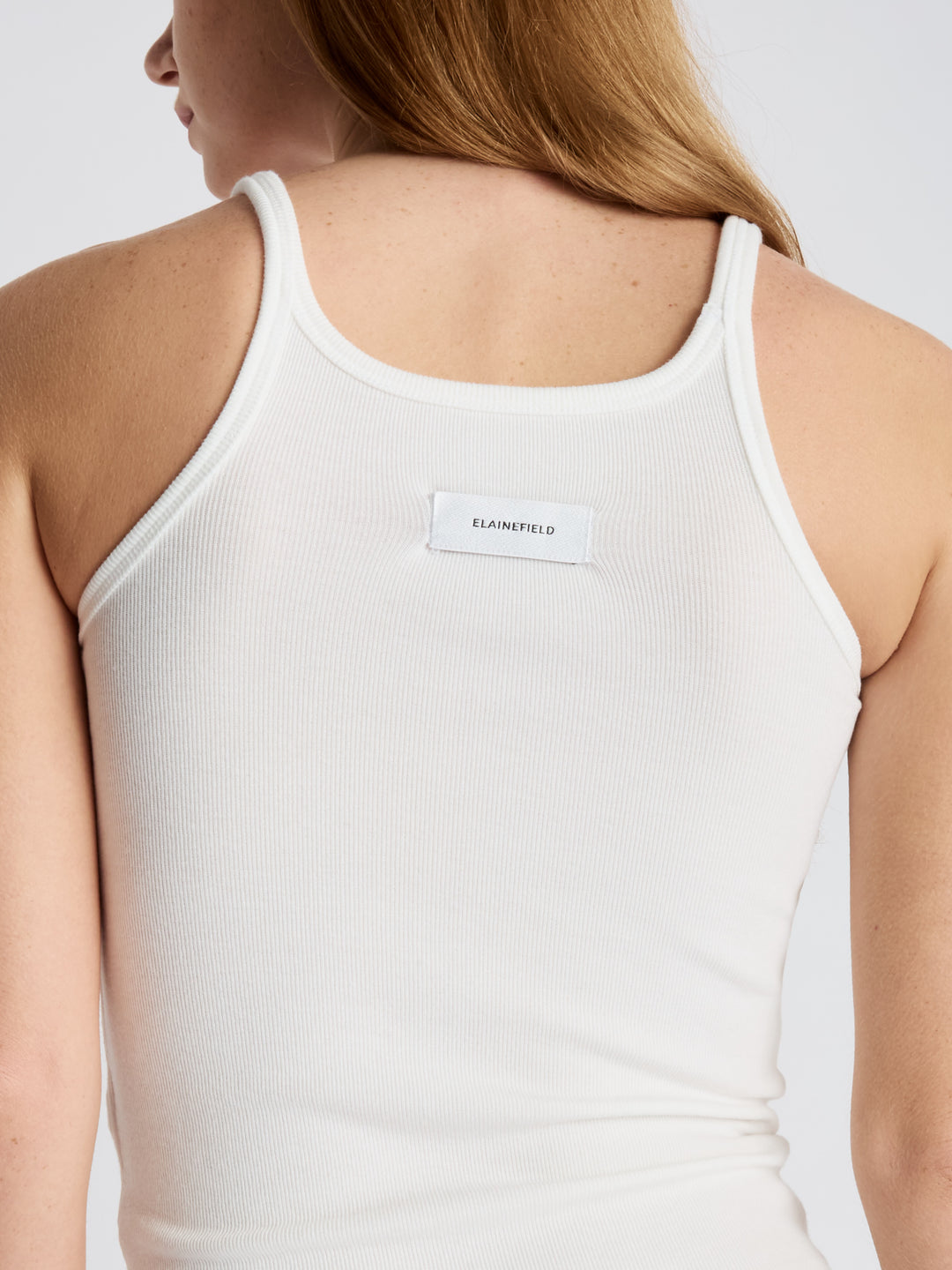 THE RIBBED VEST - WHITE