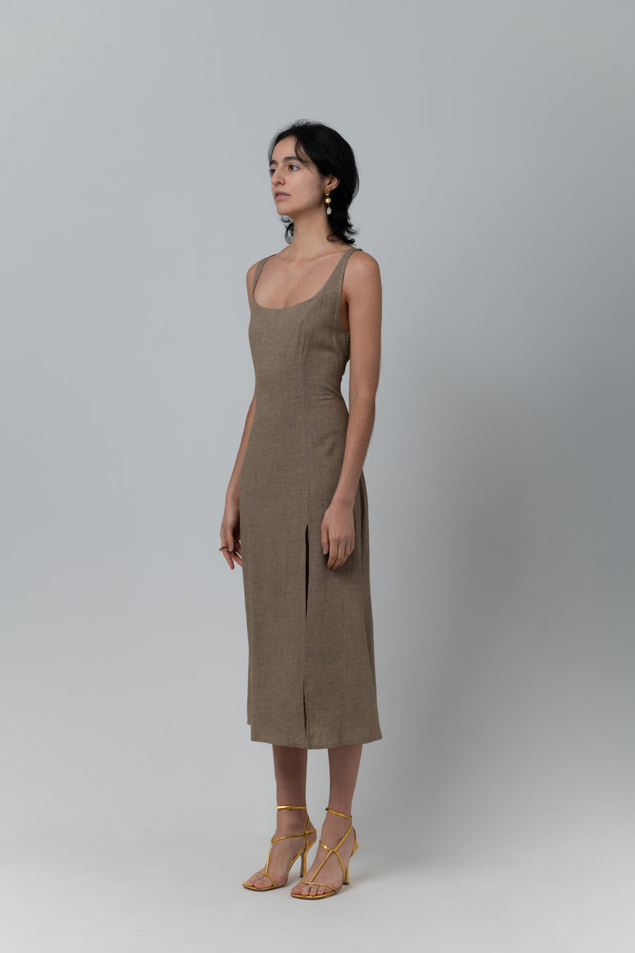 THE CITY DRESS - TAUPE
